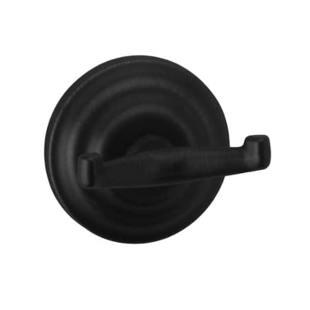 Orca Hardware Double Robe Hook, BL Black Finish 9154-BL